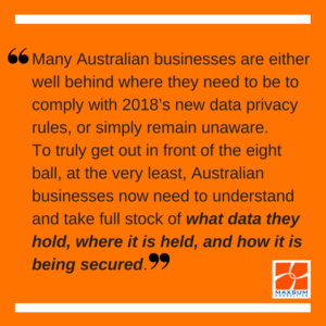 Data privacy and process compliance readiness quote