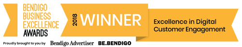 Bendigo Business Excellence Awards - Winner Digital Customer Engagement 2018