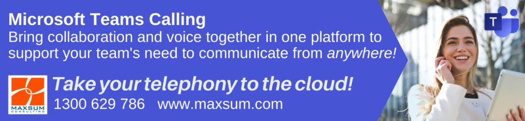 Microsoft Teams Calling Banner