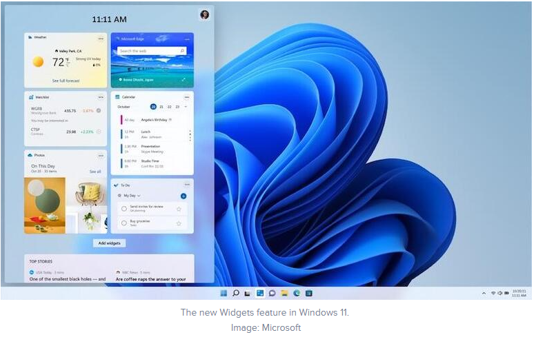 Windows 11 Widgets