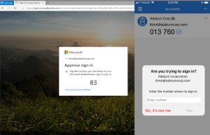 Example of Microsoft Number Matching